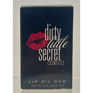 Dirty Little Secrets Lip Oil Duo 3.7 g/0.13 oz each in Orange & Cherry NIB
